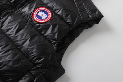 QUILTED DOWN VEST “Slate”