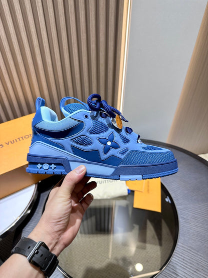 CHUNKY SKATE TRAINER “Blue”