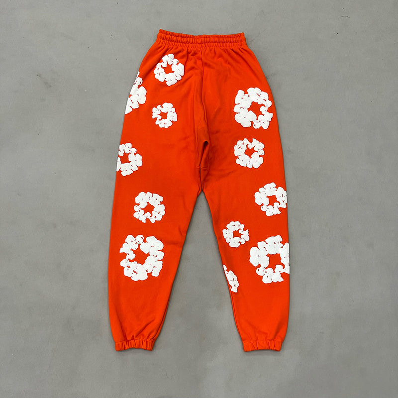 WASHED INDIGO SET “Orange”