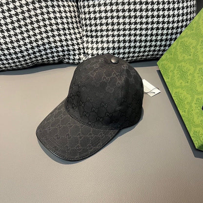 WOVEN CREST CAP “Black”