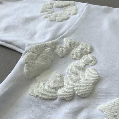 WASHED INDIGO SET “White”