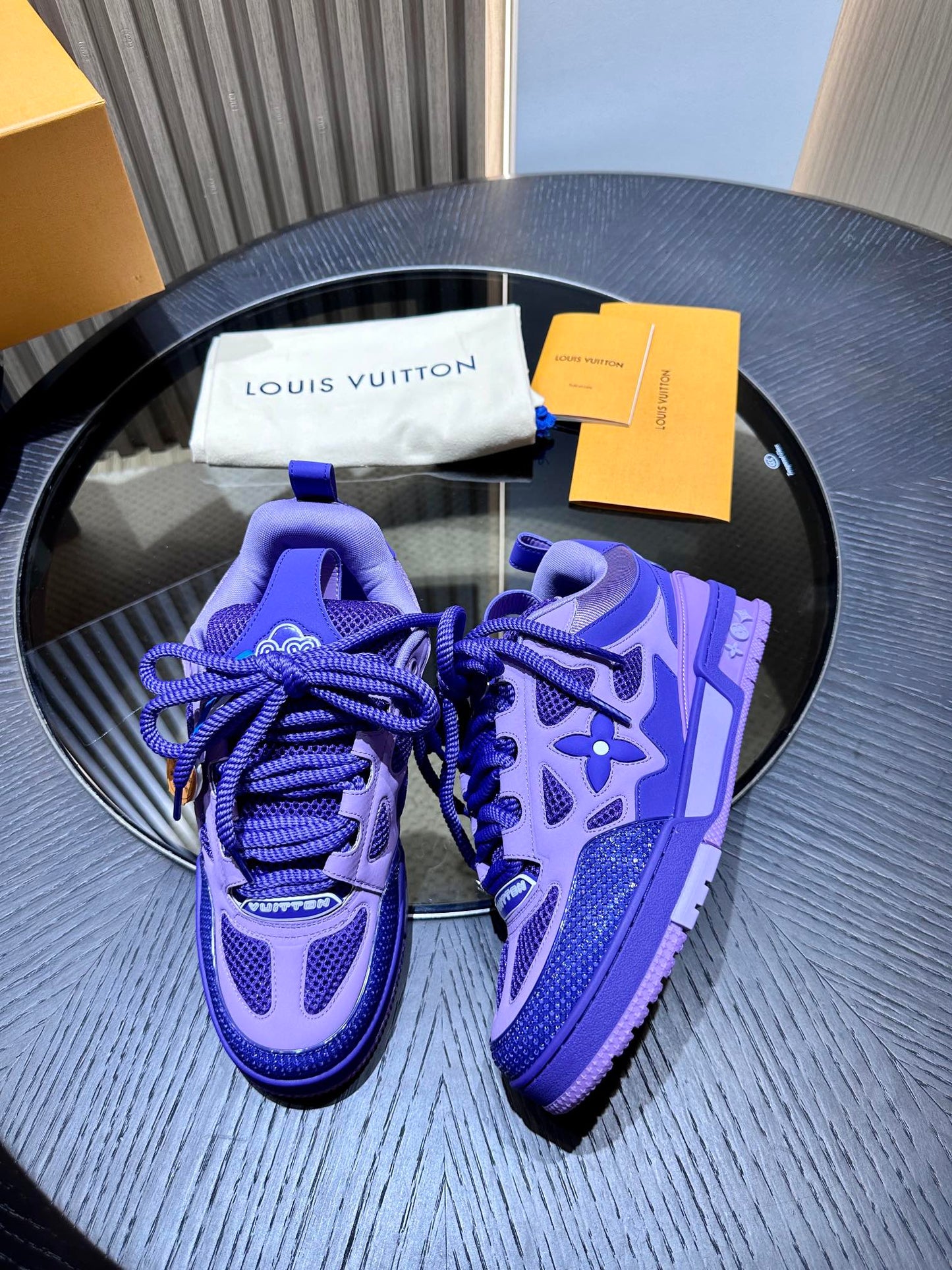 CHUNKY SKATE TRAINER “Violet”