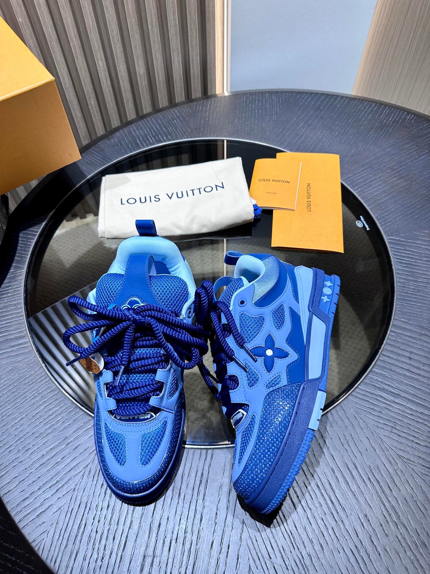 CHUNKY SKATE TRAINER “Blue”
