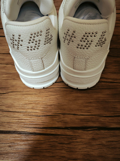 CHUNKY SKATE TRAINER “White Gray”