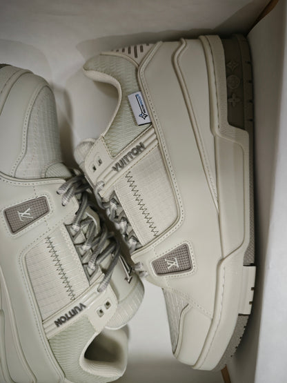 CHUNKY SKATE TRAINER “White Beige”