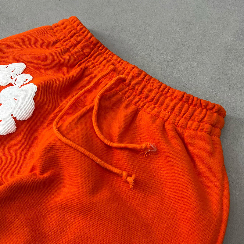 WASHED INDIGO SET “Orange”