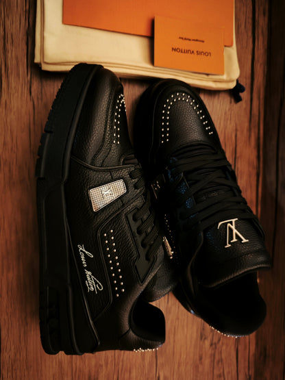CHUNKY SKATE TRAINER “Black Diamond”