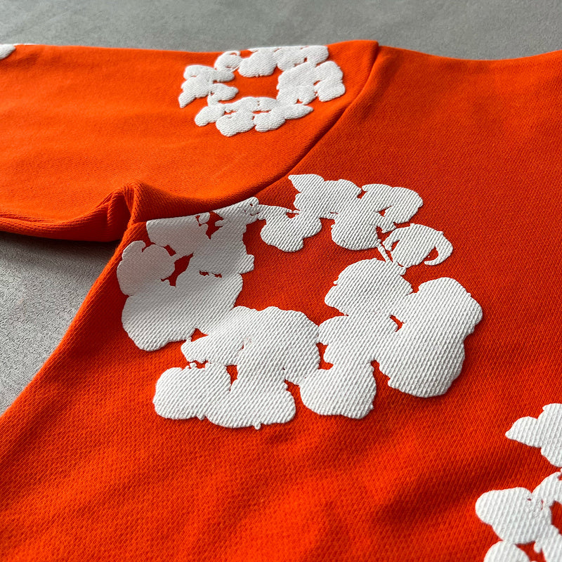 WASHED INDIGO SET “Orange”