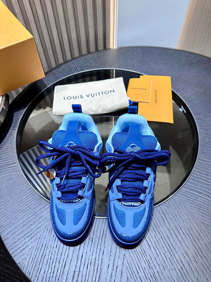 CHUNKY SKATE TRAINER “Blue”