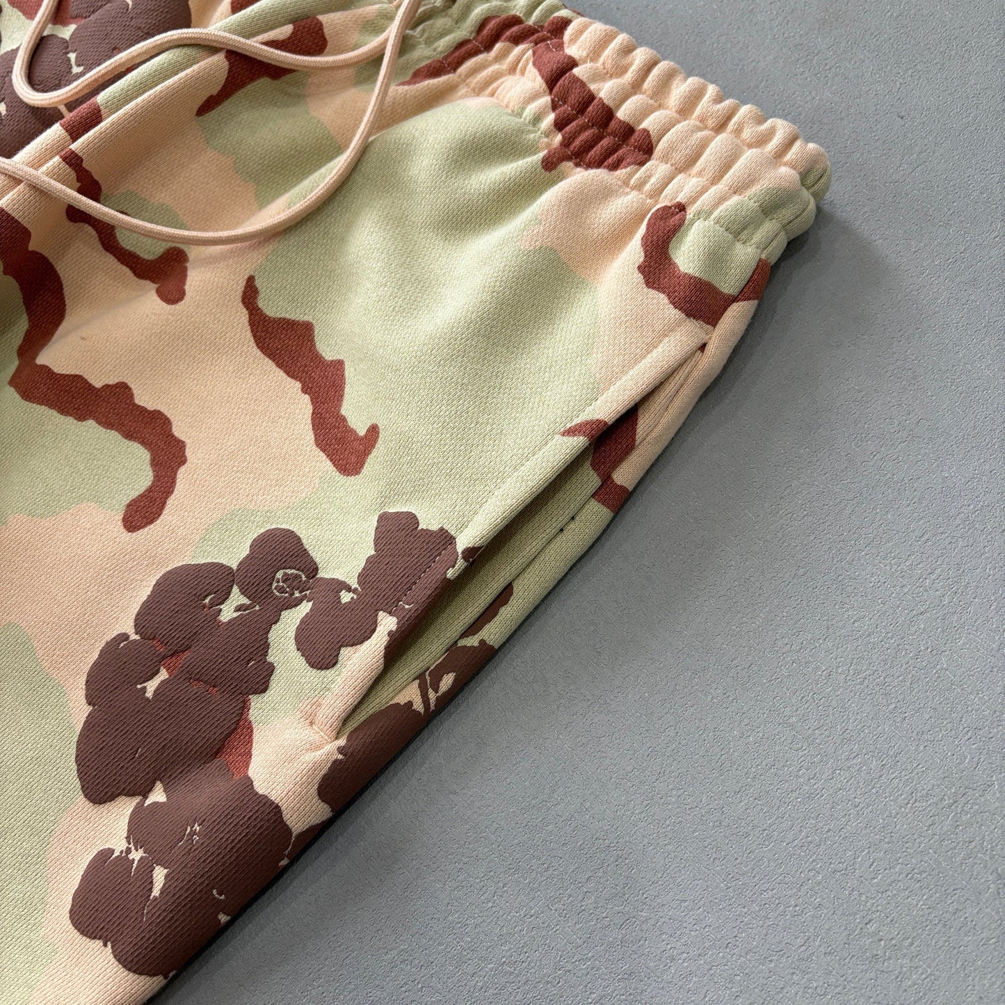 WASHED INDIGO SET “Camo Tan”