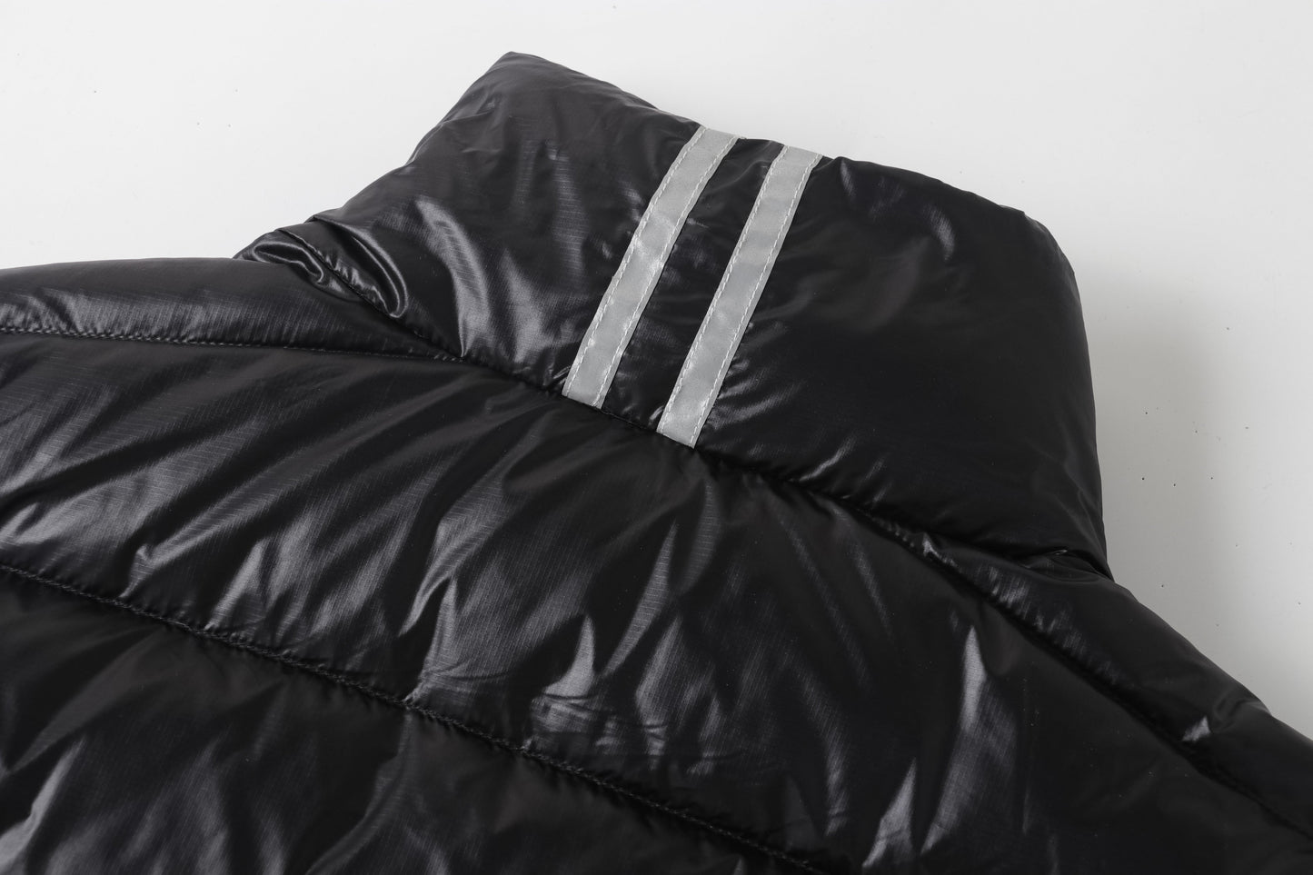 QUILTED DOWN VEST “Slate”