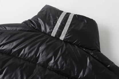 QUILTED DOWN VEST “Slate”
